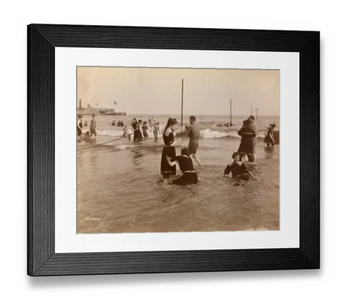 Framed Print : Coney Island Beach Framed Print : Coney Island Beach