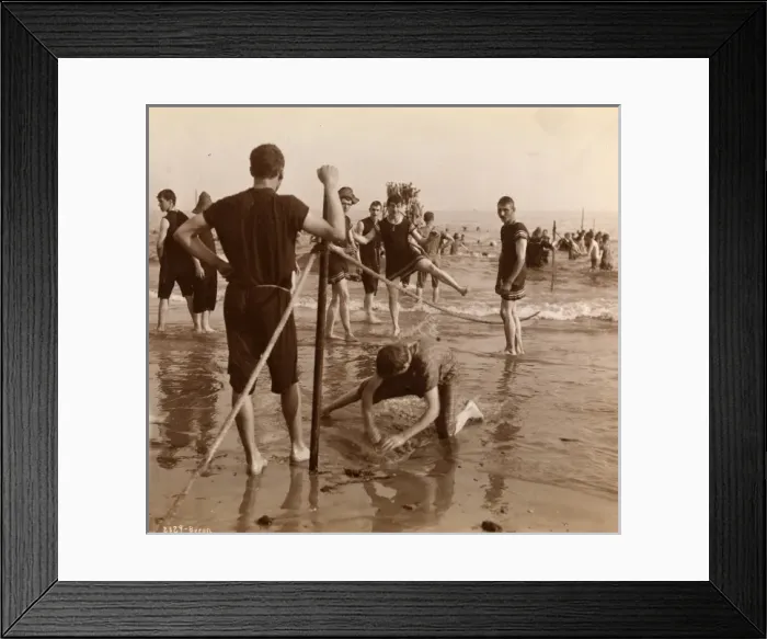 Framed Print : Coney Island Beach Framed Print : Coney Island Beach