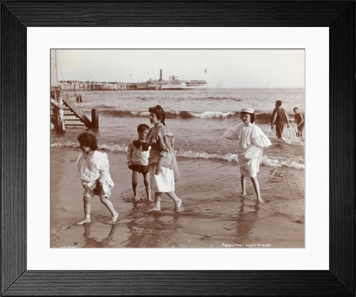 Framed Print : Coney Island Beach Framed Print : Coney Island Beach