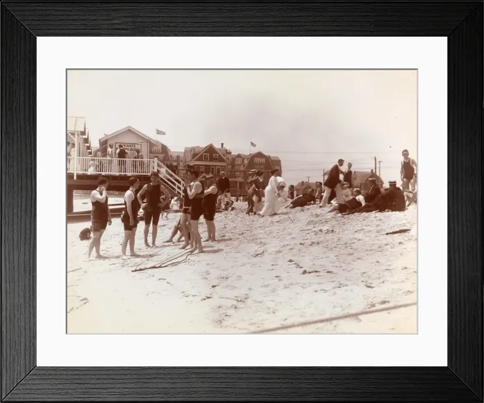 Framed Print : Coney Island Beach Framed Print : Coney Island Beach
