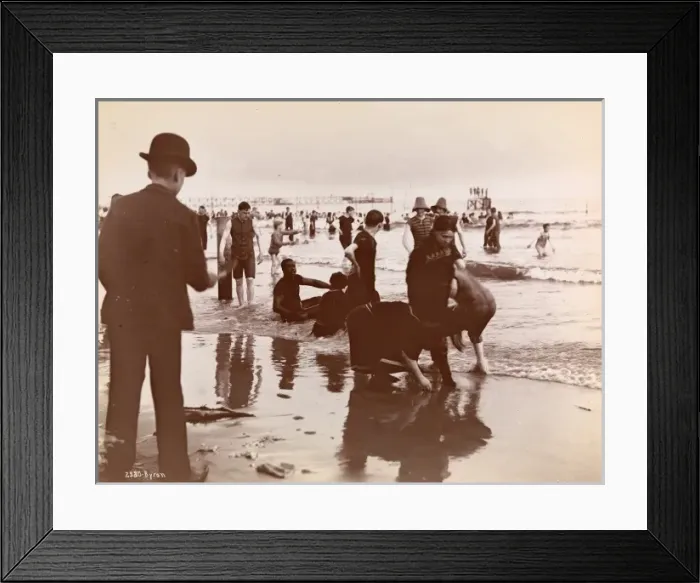 Framed Print : Coney Island Beach Framed Print : Coney Island Beach