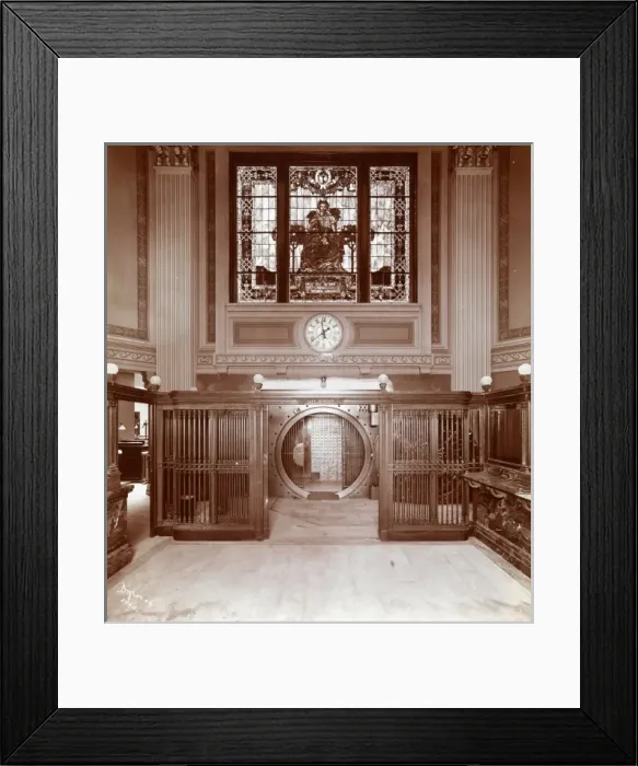Framed Print : Bank Vault Framed Print : Bank Vault