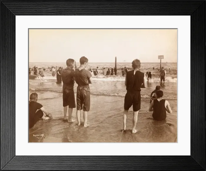Framed Print : Coney Island Beach Framed Print : Coney Island Beach