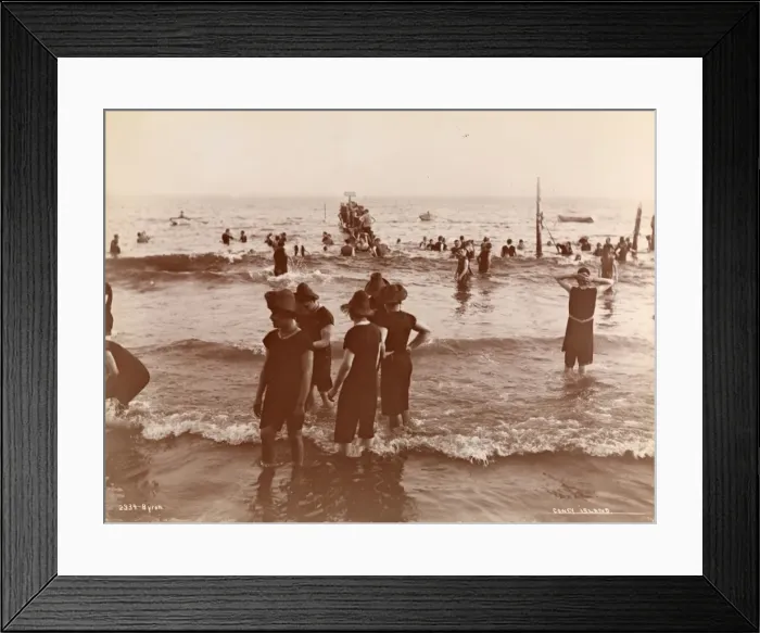 Framed Print : Coney Island Beach Framed Print : Coney Island Beach