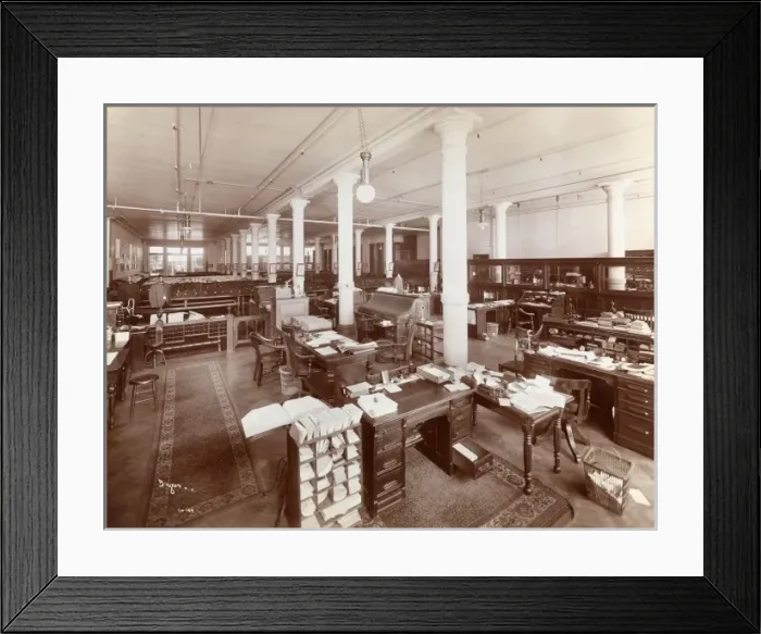 Framed Print : Clothing office Framed Print : Clothing office