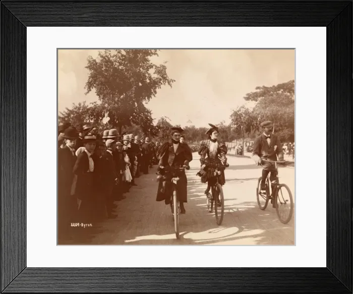 Framed Print : Cycle Parade in New York Framed Print : Cycle Parade in New York