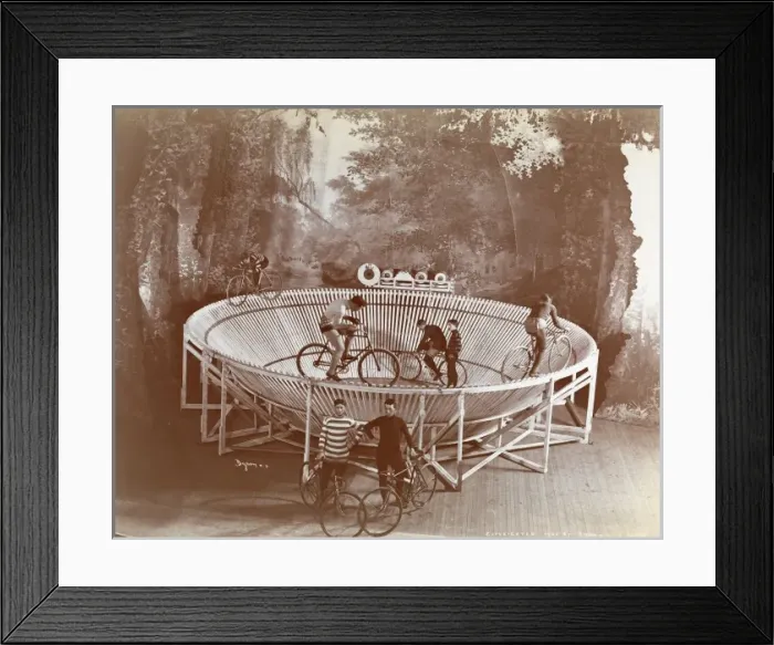 Framed Print : Stunt cyclists Framed Print : Stunt cyclists
