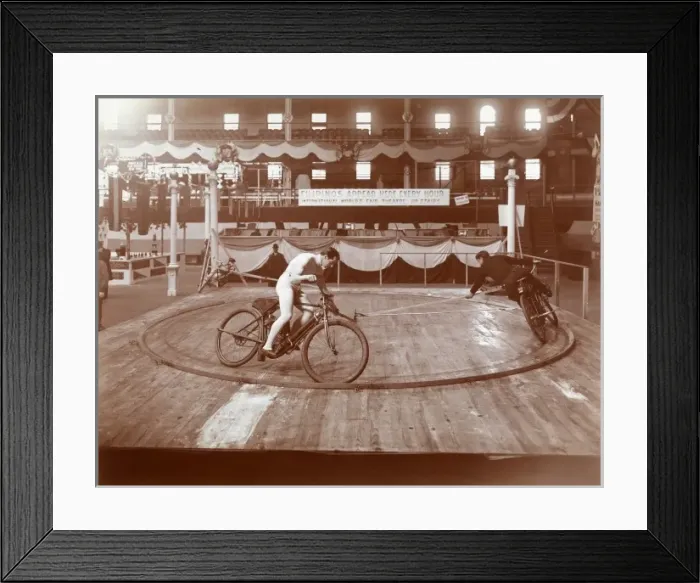 Framed Print : Stunt cyclists Framed Print : Stunt cyclists