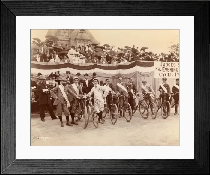 Framed Print : Cycle Parade in New York Framed Print : Cycle Parade in New York