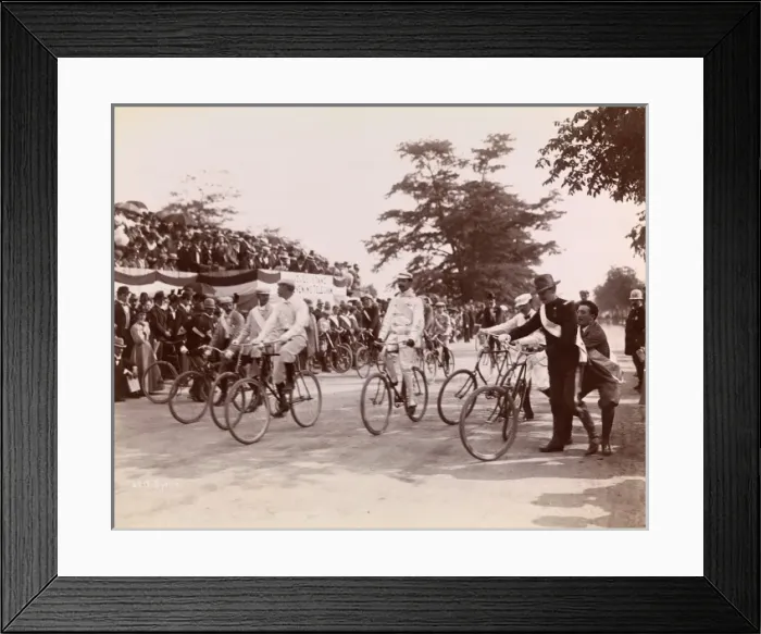 Framed Print : Cycle Parade in New York Framed Print : Cycle Parade in New York