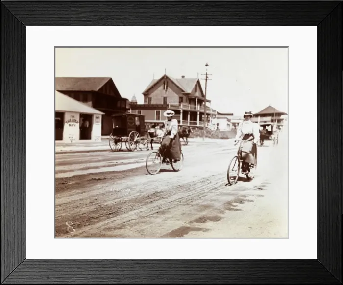 Framed Print : Cycle Parade in New York Framed Print : Cycle Parade in New York