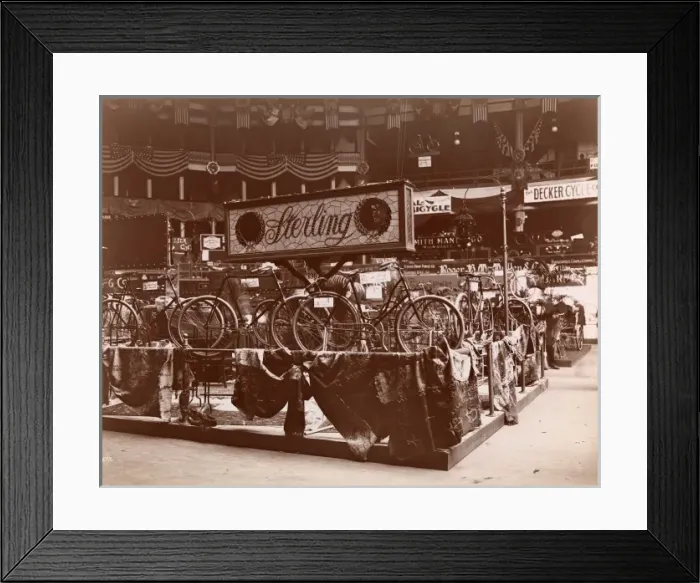 Framed Print : Bicycle show in New York Framed Print : Bicycle show in New York