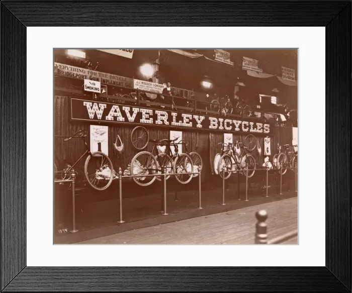 Framed Print : Bicycle show in New York Framed Print : Bicycle show in New York