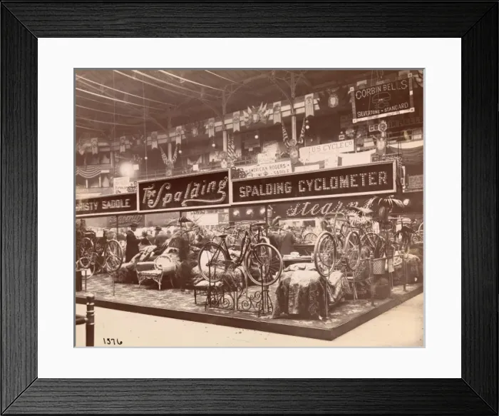Framed Print : Bicycle show in New York Framed Print : Bicycle show in New York