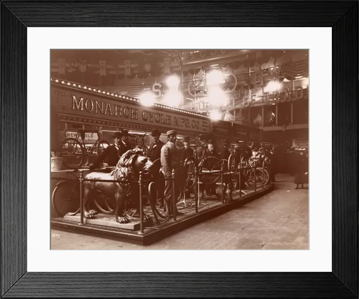 Framed Print : Bicycle show in New York Framed Print : Bicycle show in New York
