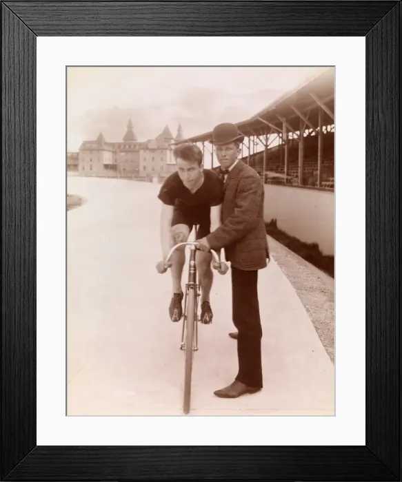 Framed Print : Jimmy Michaels, Cyclist Framed Print : Jimmy Michaels, Cyclist
