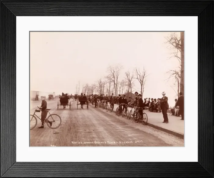 Framed Print : Cycling in New York Framed Print : Cycling in New York