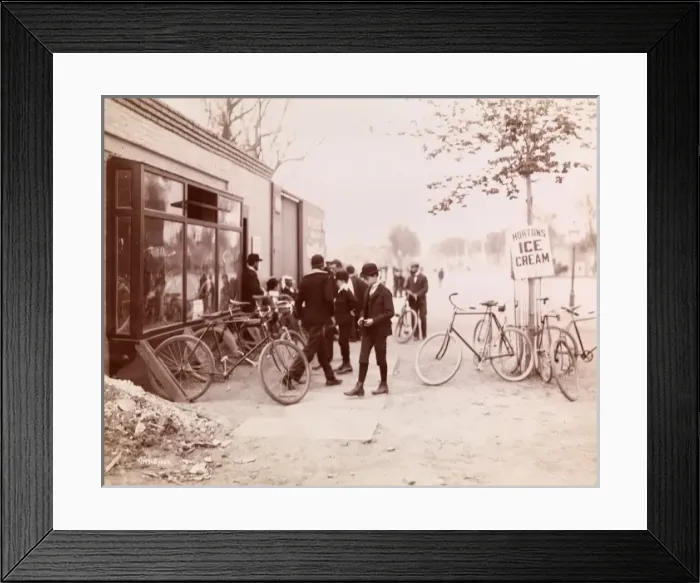 Framed Print : Cycling in New York Framed Print : Cycling in New York