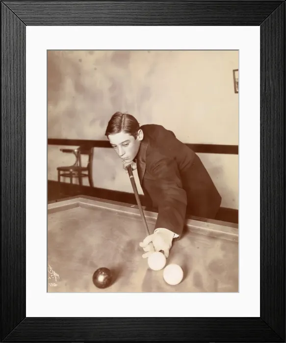 Framed Print : Playing billiards Framed Print : Playing billiards