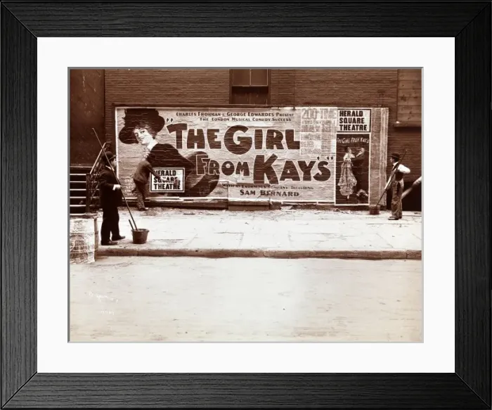 Framed Print : Bill Posters, New York Framed Print : Bill Posters, New York