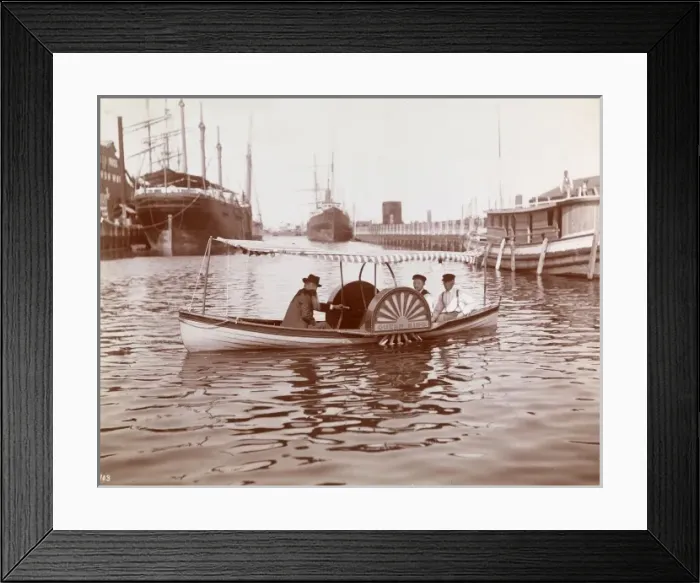 Framed Print : Paddle boat Framed Print : Paddle boat
