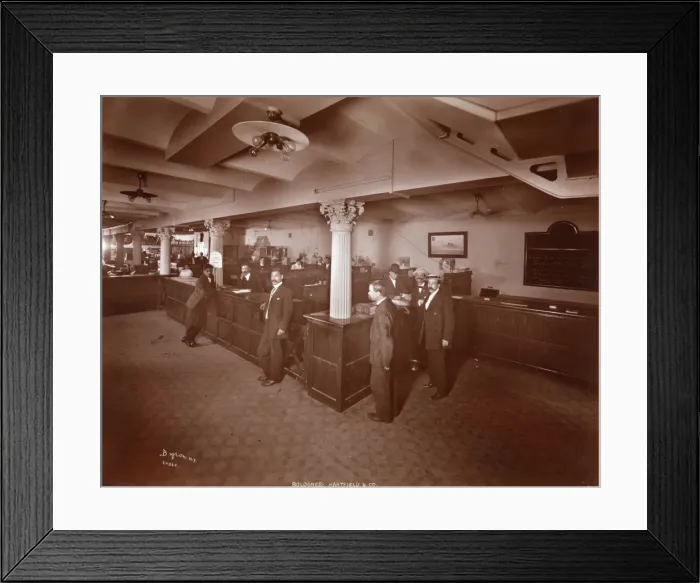 Framed Print : Steamship offices