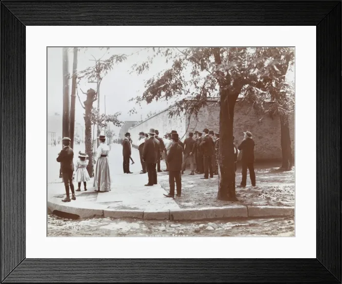 Framed Print : Brooklyn Car Strike Framed Print : Brooklyn Car Strike
