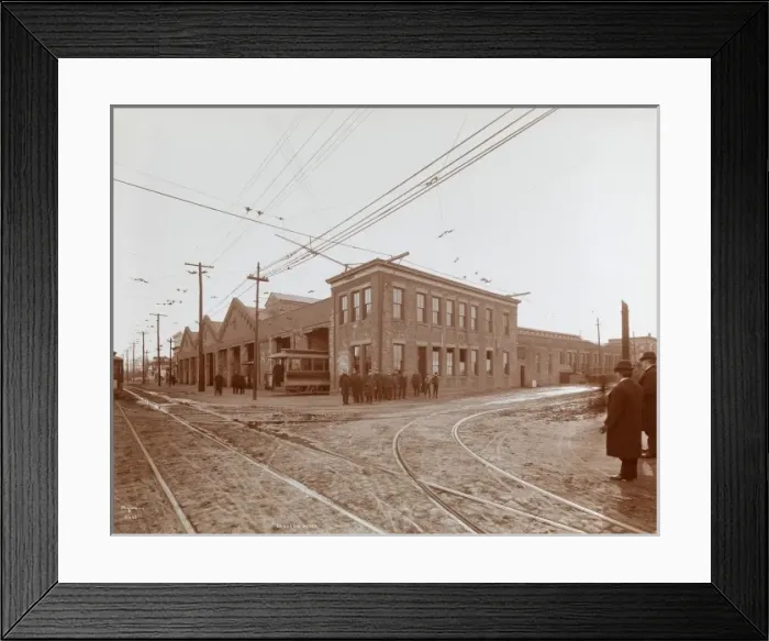 Framed Print : BRT Canarsie Depot, New York Framed Print : BRT Canarsie Depot, New York