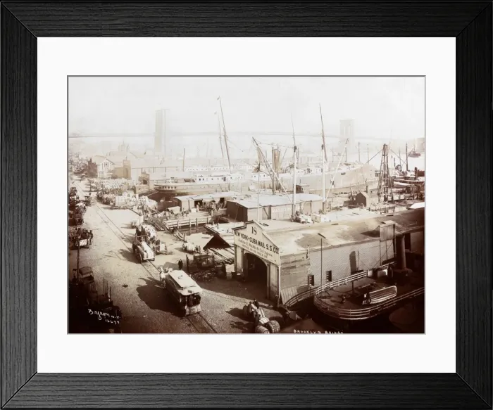 Framed Print : Brooklyn Bridge, New York Framed Print : Brooklyn Bridge, New York