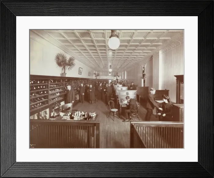 Framed Print : Shoe shop, New York Framed Print : Shoe shop, New York