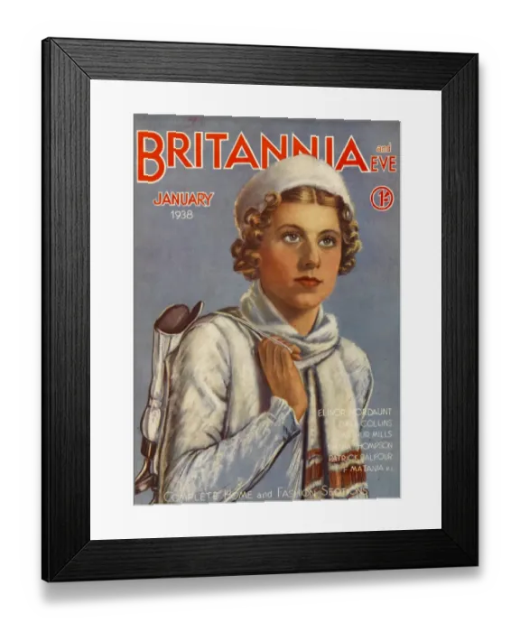Framed Print : Britannia and Eve magazine, January 1938 Framed Print : Britannia and Eve magazine, January 1938