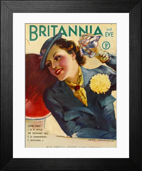 Framed Print : Britannia and Eve magazine, October 1935 Framed Print : Britannia and Eve magazine, October 1935