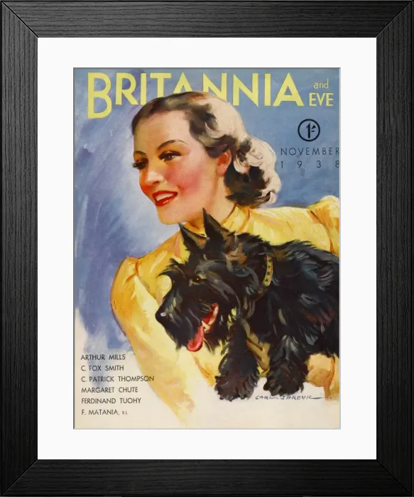 Framed Print : Britannia and Eve magazine, November 1938 Framed Print : Britannia and Eve magazine, November 1938