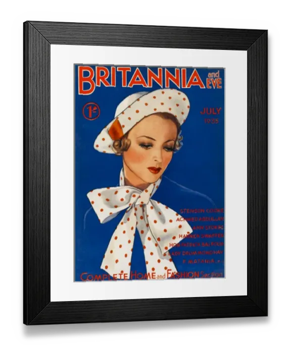 Framed Print : Britannia and Eve magazine, July 1935 Framed Print : Britannia and Eve magazine, July 1935