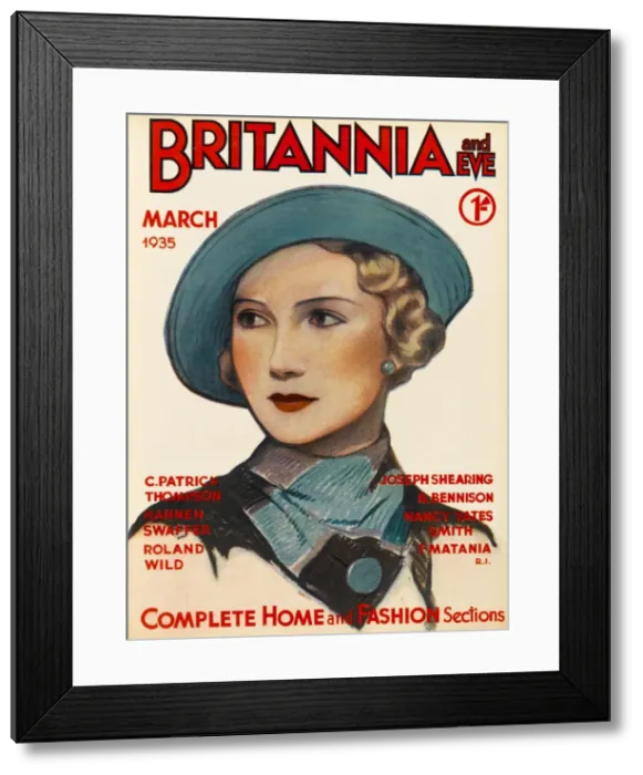 Framed Print : Britannia and Eve magazine, March 1935 Framed Print : Britannia and Eve magazine, March 1935