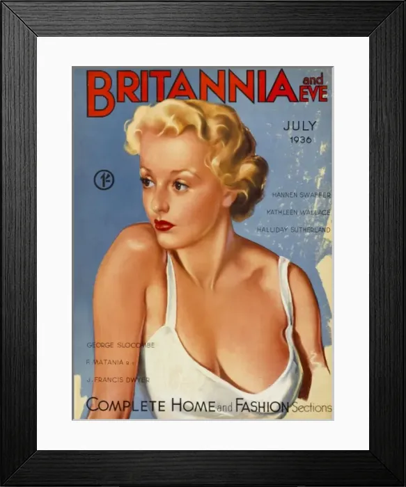 Framed Print : Britannia and Eve magazine, July 1936 Framed Print : Britannia and Eve magazine, July 1936