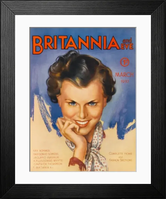 Framed Print : Britannia and Eve magazine, March 1937 Framed Print : Britannia and Eve magazine, March 1937