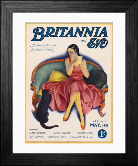 Framed Print : Britannia and Eve magazine, May 1931 Framed Print : Britannia and Eve magazine, May 1931