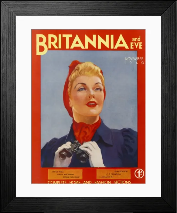 Framed Print : Britannia and Eve magazine, November 1940 Framed Print : Britannia and Eve magazine, November 1940
