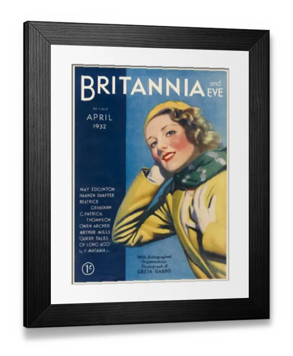 Framed Print : Britannia and Eve front cover, April 1932 Framed Print : Britannia and Eve front cover, April 1932