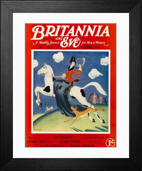 Framed Print : Britannia and Eve magazine, June 1931 Framed Print : Britannia and Eve magazine, June 1931