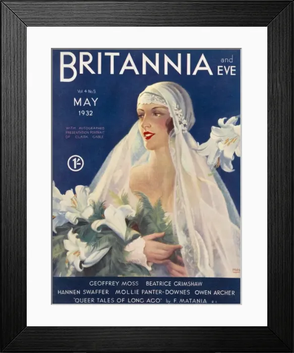Framed Print : Britannia and Eve front cover, May 1932 Framed Print : Britannia and Eve front cover, May 1932