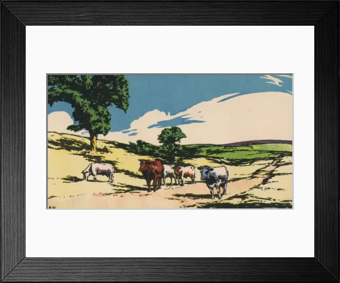 Framed Print : Summer by Adrian Hill Framed Print : Summer by Adrian Hill