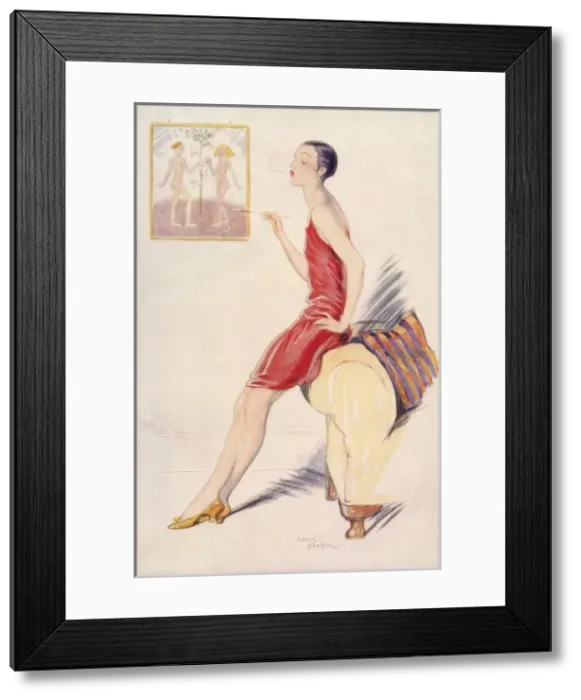 Framed Print : 1927 by Lewis Baumer Framed Print : 1927 by Lewis Baumer