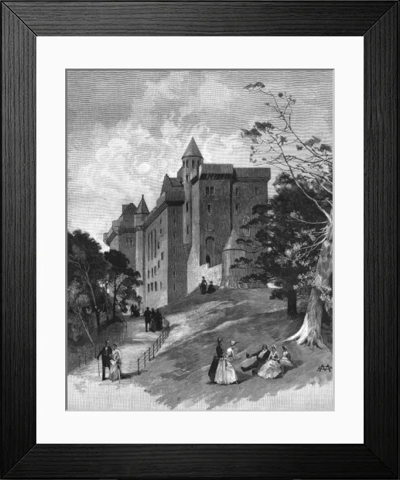Framed Print : Glasgow International Exhibition, the Bishops Palace Framed Print : Glasgow International Exhibition, the Bishops Palace