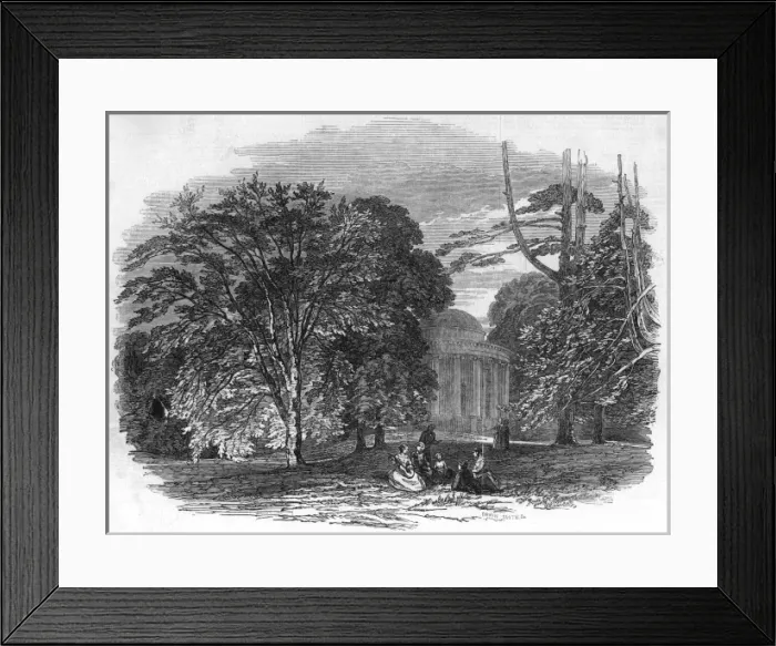 Framed Print : Temple of Ancient Virtue at Stowe Framed Print : Temple of Ancient Virtue at Stowe