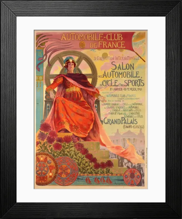 Framed Print : rd International Automobile Exhibition - Paris Framed Print : rd International Automobile Exhibition - Paris
