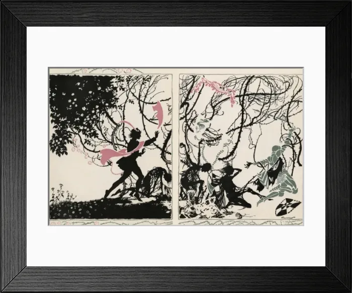 Framed Print : Sleeping Beauty by Arthur Rackham Framed Print : Sleeping Beauty by Arthur Rackham
