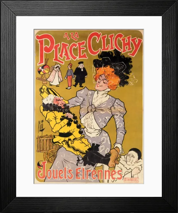 Framed Print : La Place Clichy Framed Print : La Place Clichy