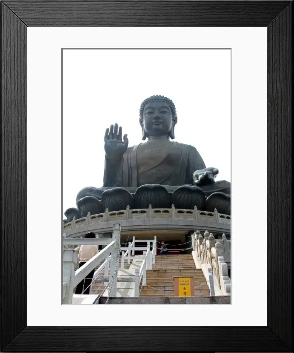 Framed Print : Hong Kong. The Tian Tan Big Buddha statue on Lantau Island in Hong Kong, China Framed Print : Hong Kong. The Tian Tan Big Buddha statue on Lantau Island in Hong Kong, China